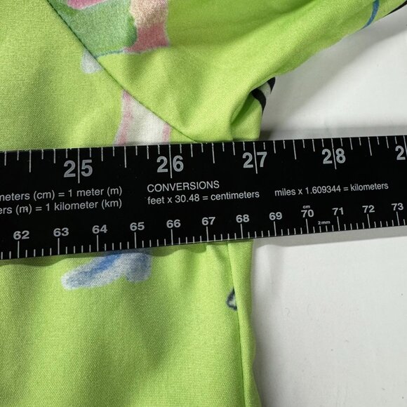 Womens Green Dog Walking Button down tunic shirt size XXL - Picture 4 of 5